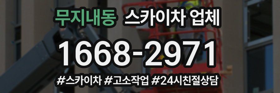무지내동 스카이차 업체