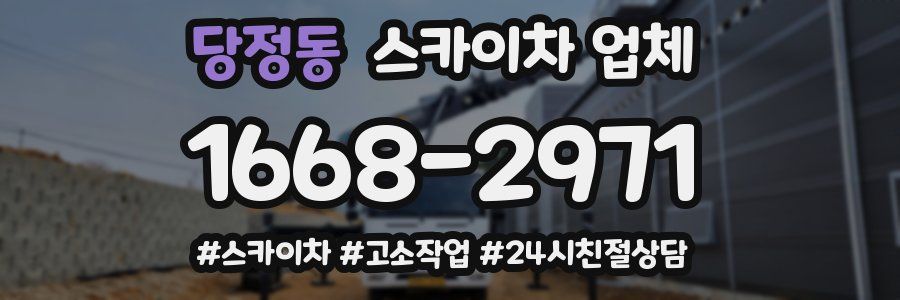 당정동 스카이차 업체