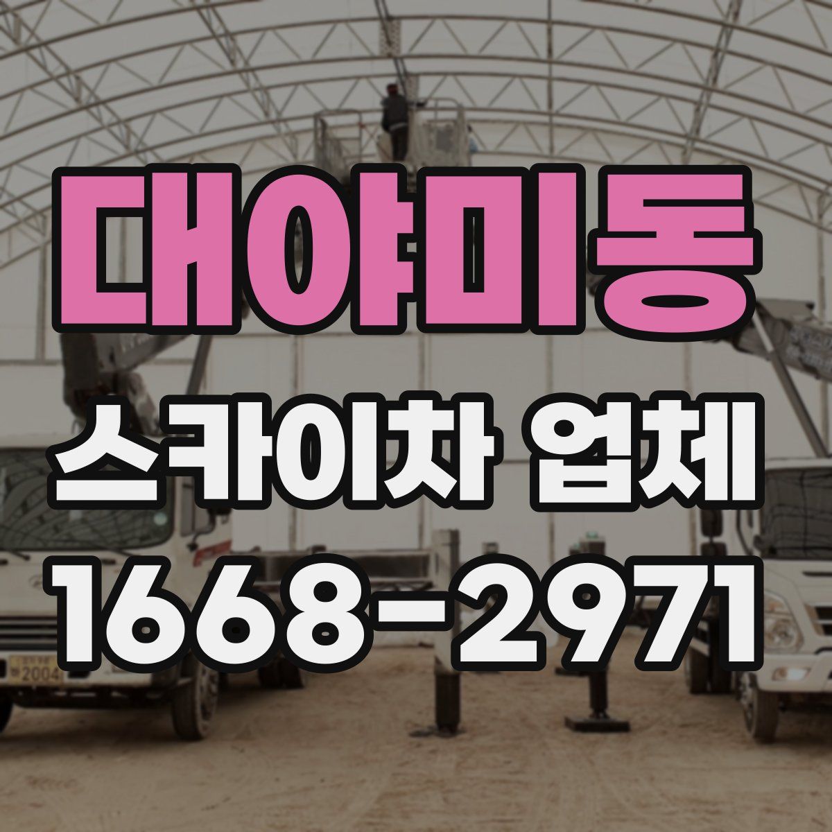 대야미동 스카이차 업체