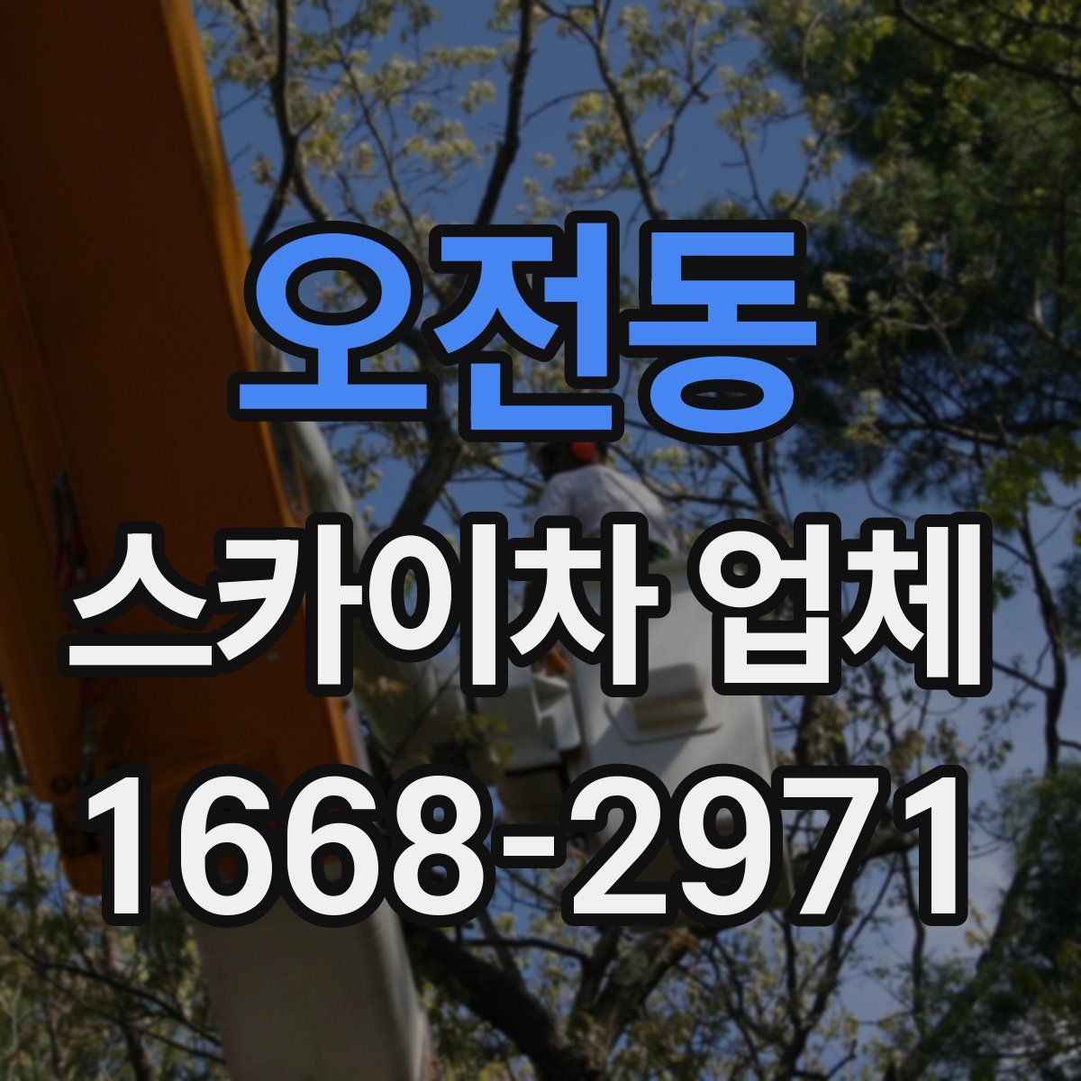 오전동 스카이차 업체