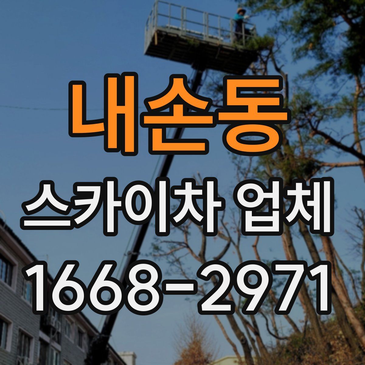 내손동 스카이차 업체