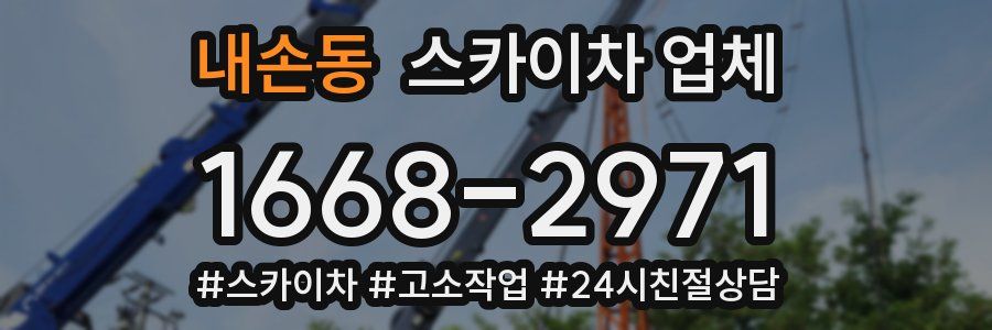 내손동 스카이차 업체