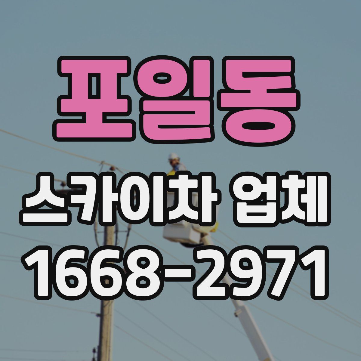 포일동 스카이차 업체