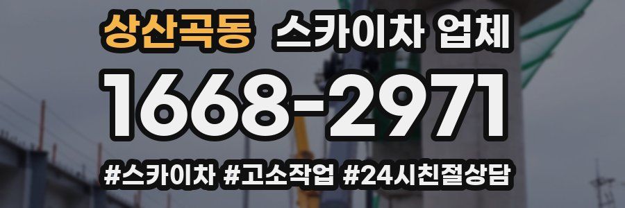 상산곡동 스카이차 업체