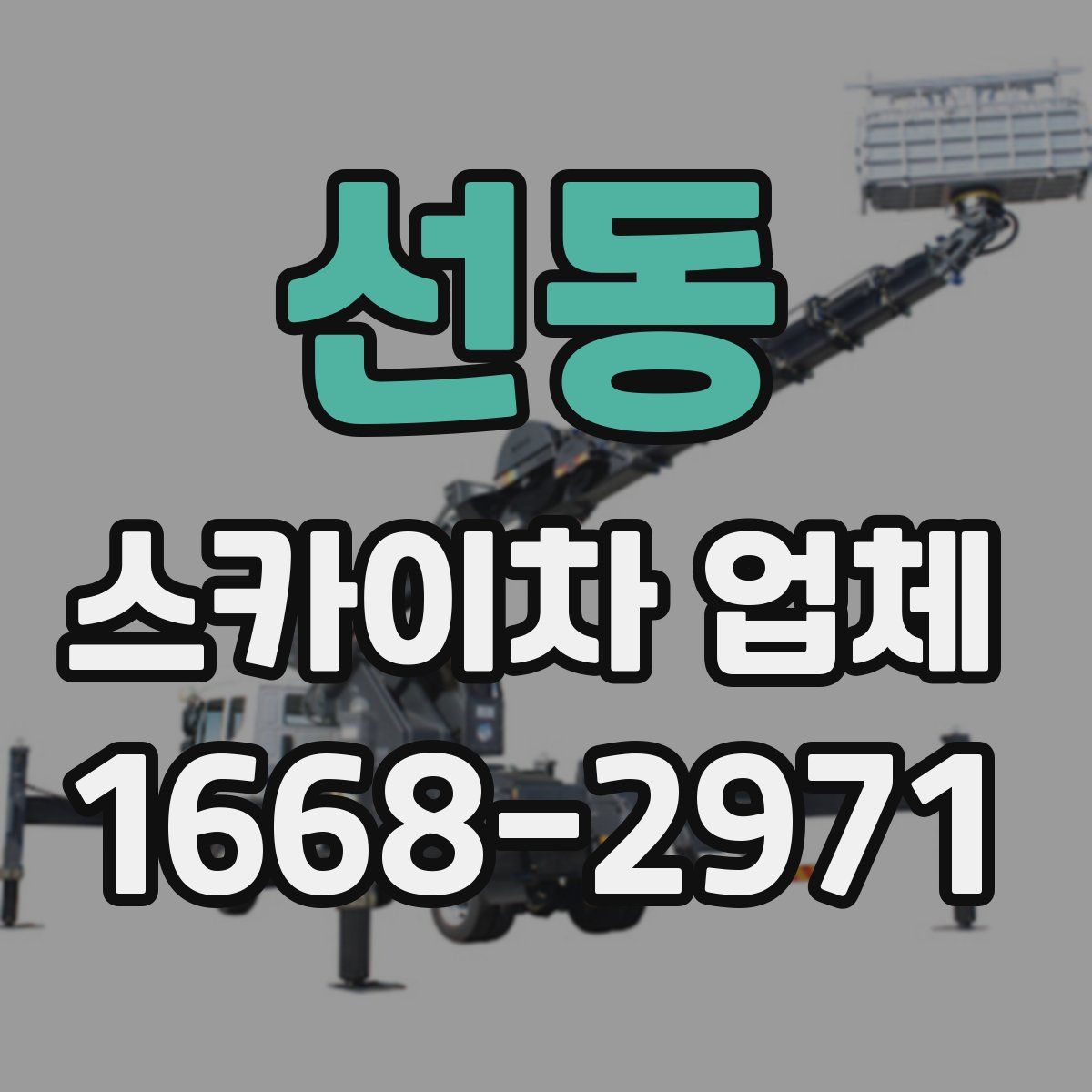 선동 스카이차 업체