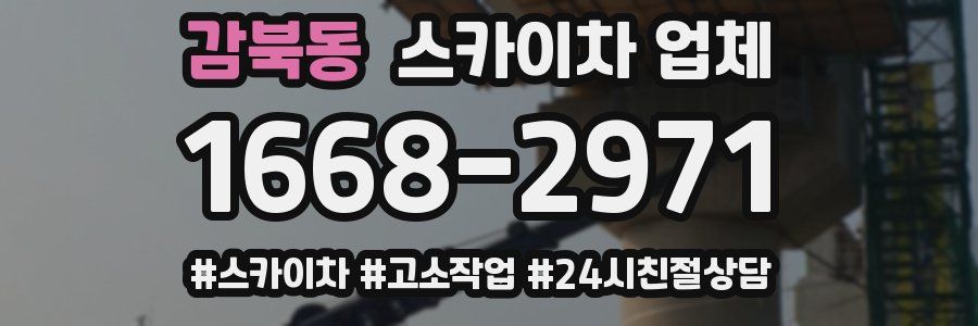 감북동 스카이차 업체