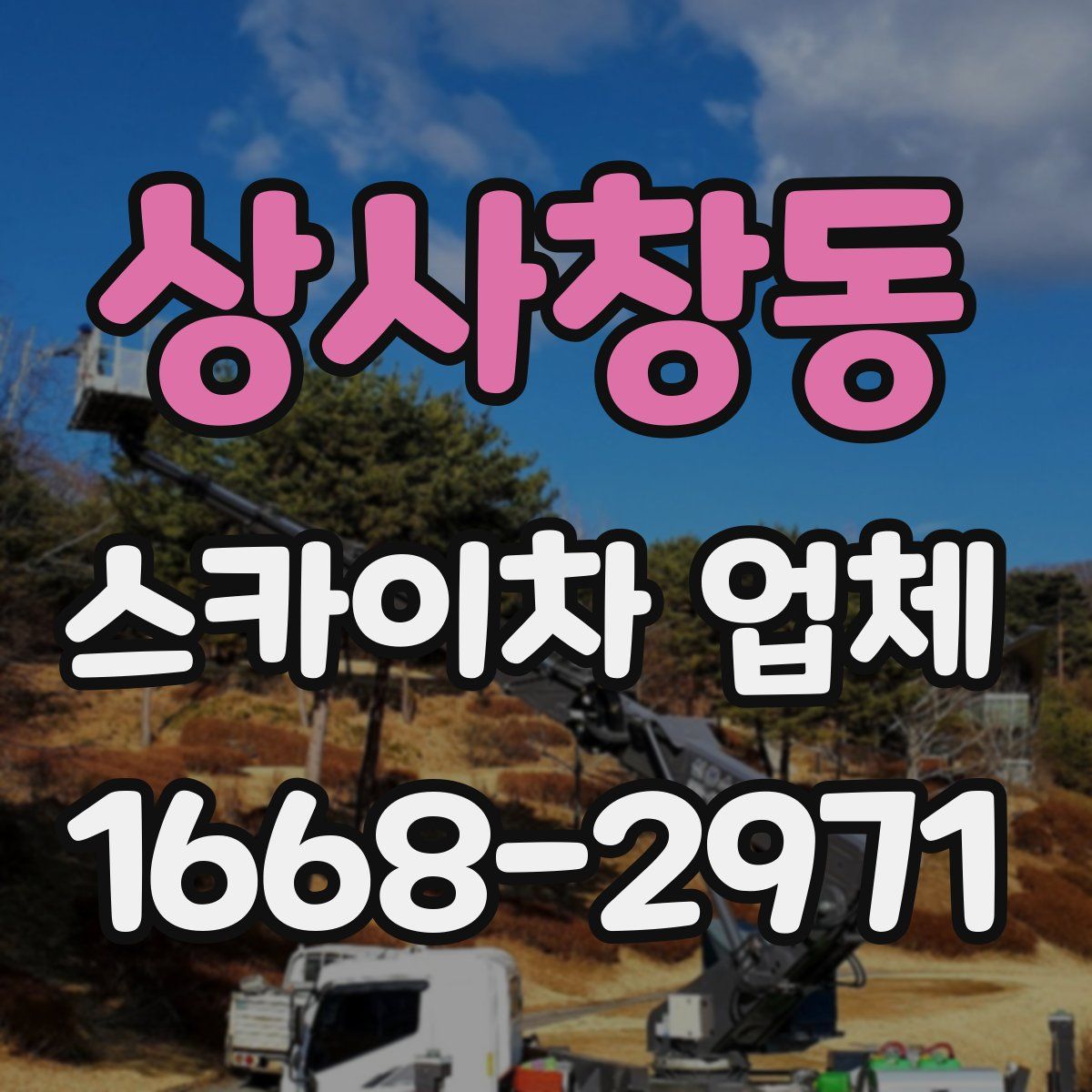 상사창동 스카이차 업체
