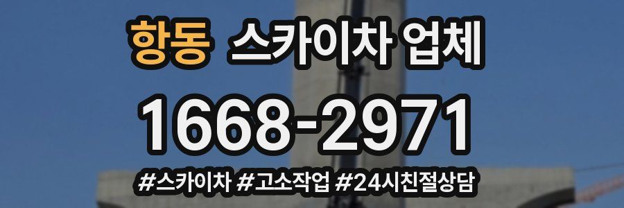 항동 스카이차 업체