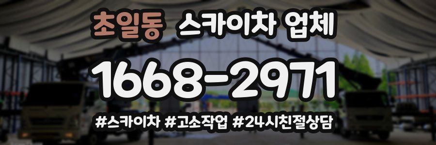 초일동 스카이차 업체