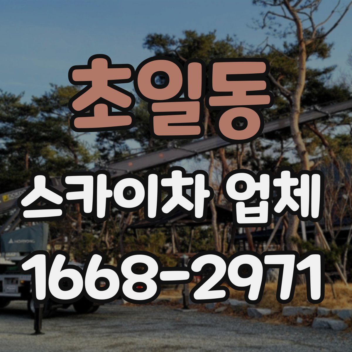 초일동 스카이차 업체