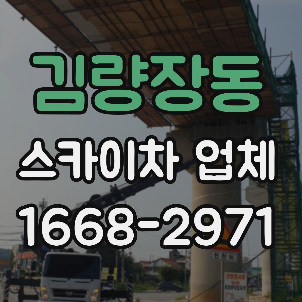 김량장동 스카이차 업체