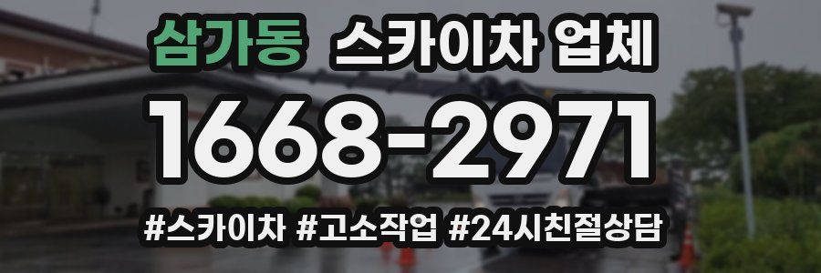 삼가동 스카이차 업체