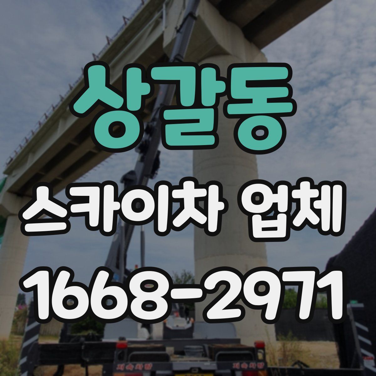 상갈동 스카이차 업체