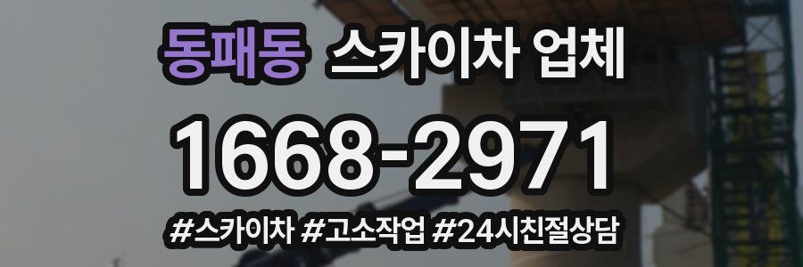 동패동 스카이차 업체