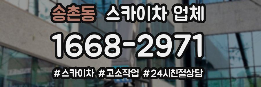 송촌동 스카이차 업체