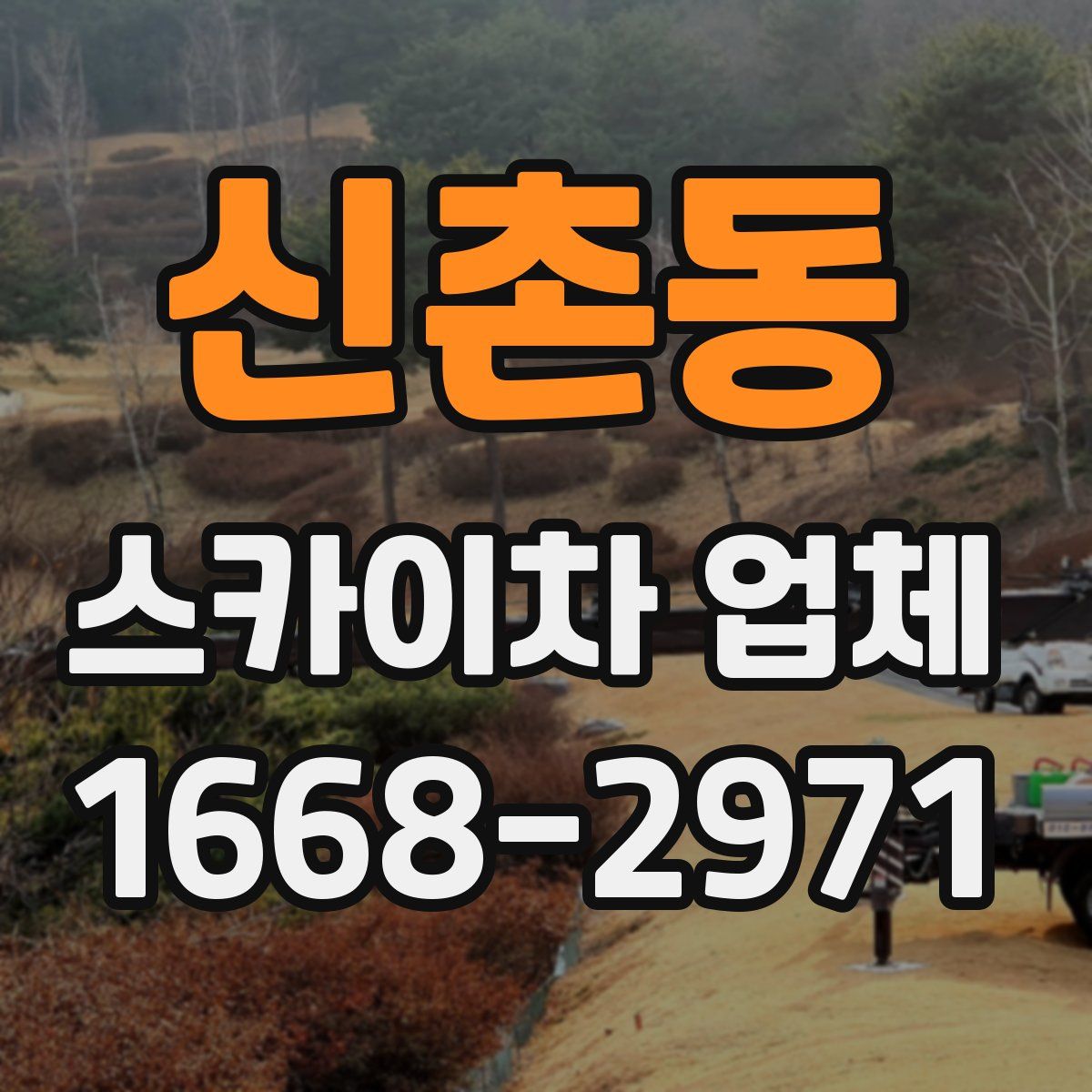신촌동 스카이차 업체