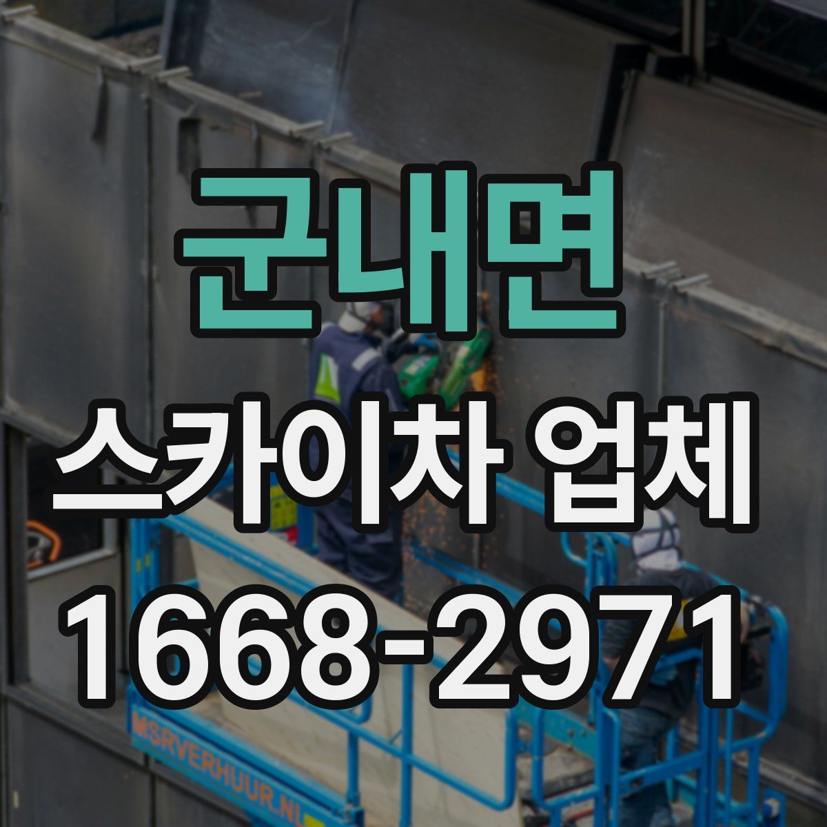 군내면 스카이차 업체