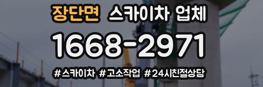 장단면 스카이차 업체