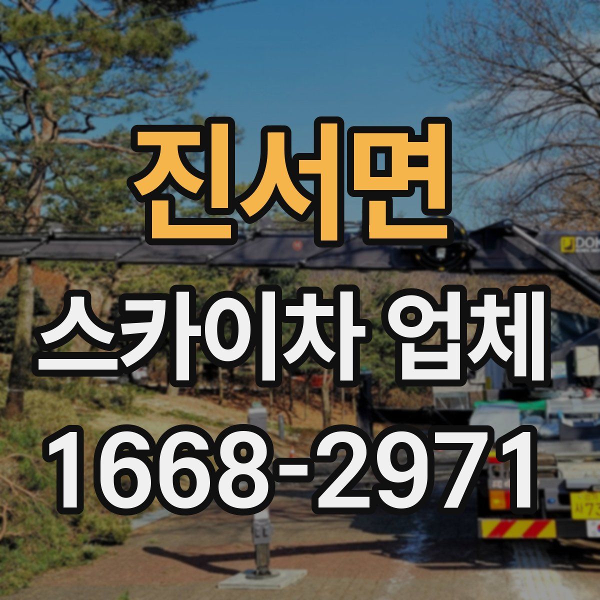 진서면 스카이차 업체