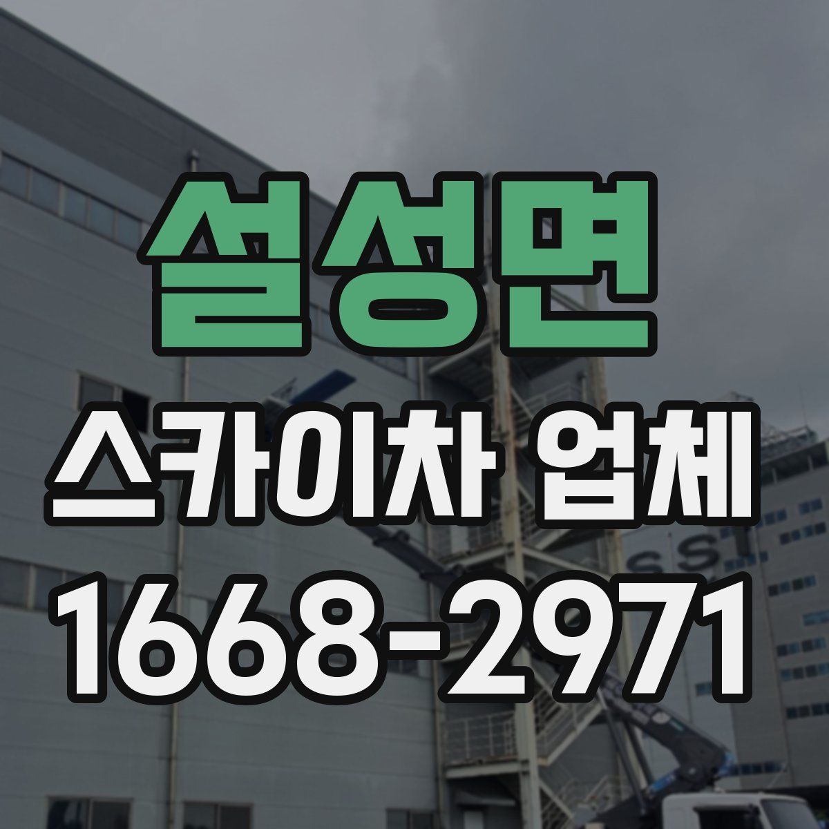 설성면 스카이차 업체
