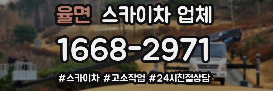 율면 스카이차 업체