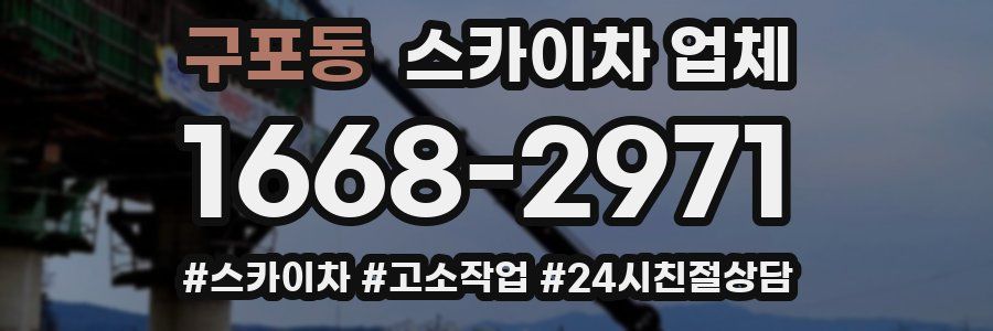 구포동 스카이차 업체