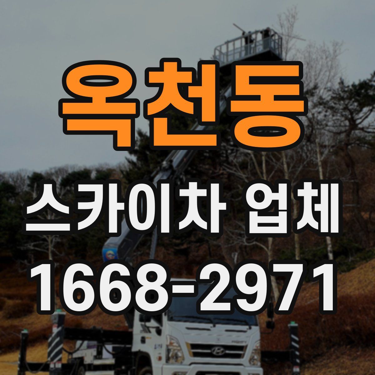 옥천동 스카이차 업체