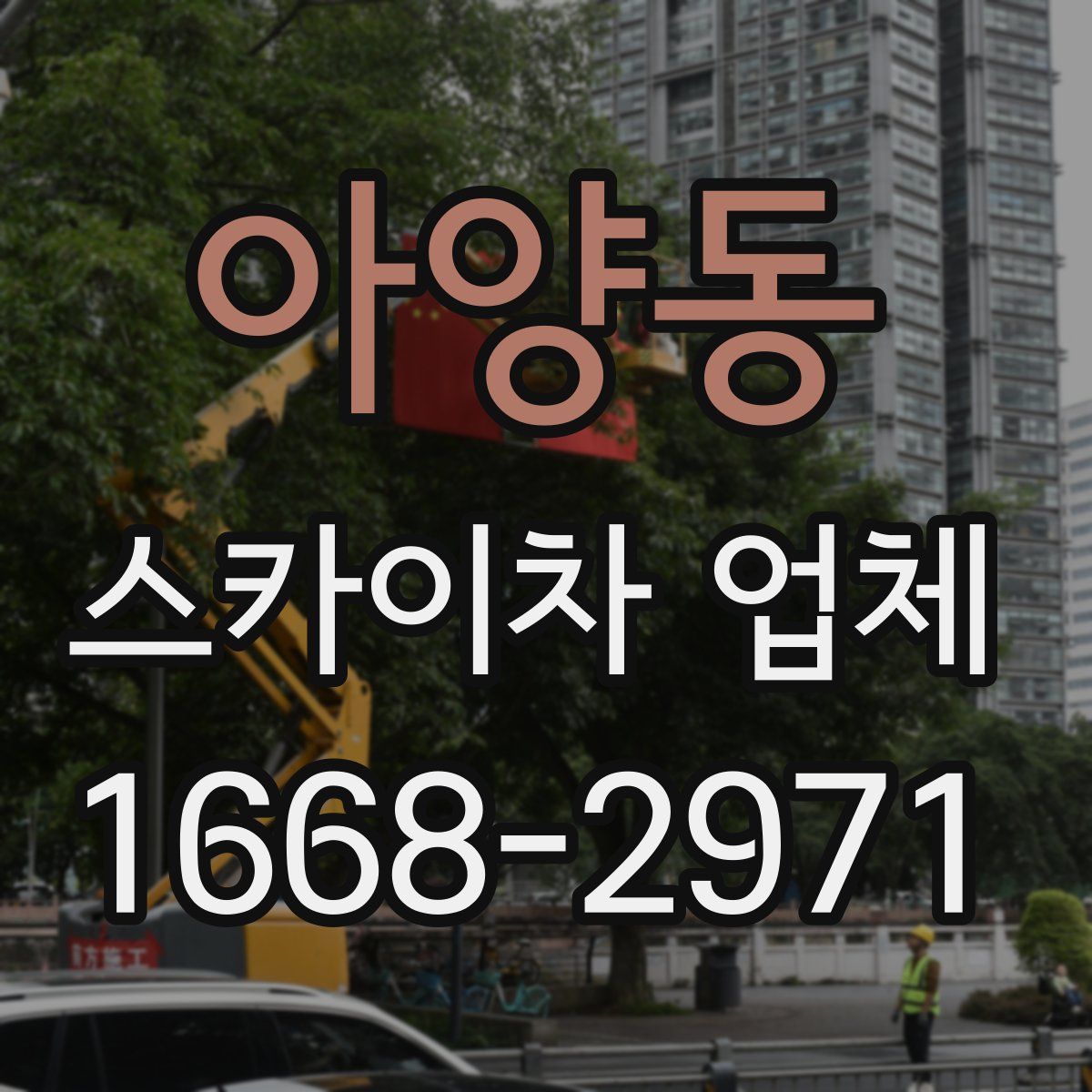 아양동 스카이차 업체