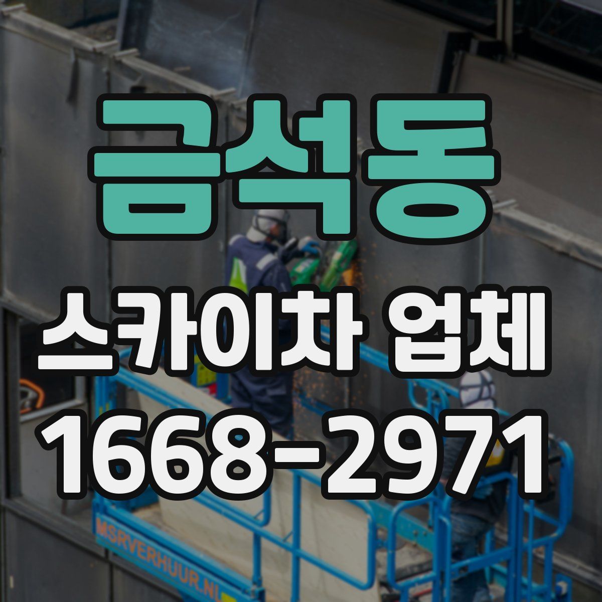 금석동 스카이차 업체