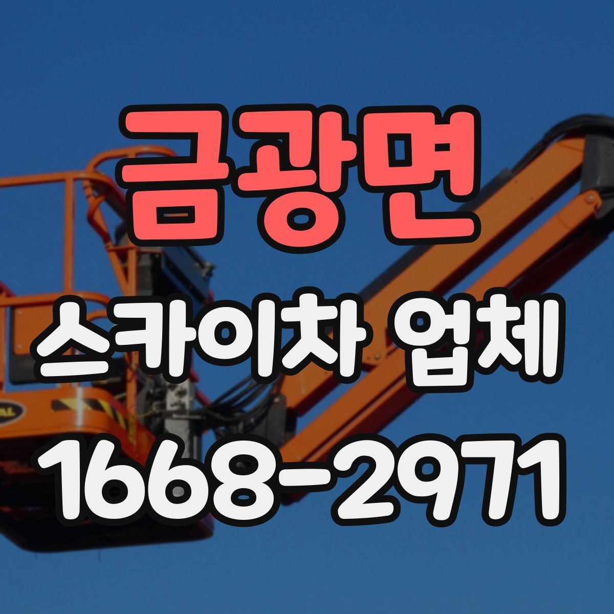 금광면 스카이차 업체