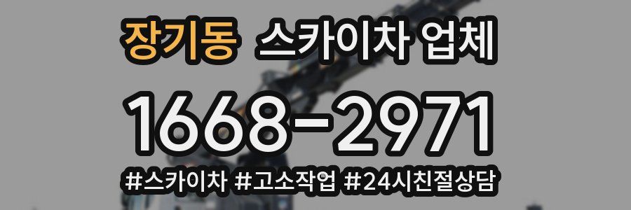장기동 스카이차 업체