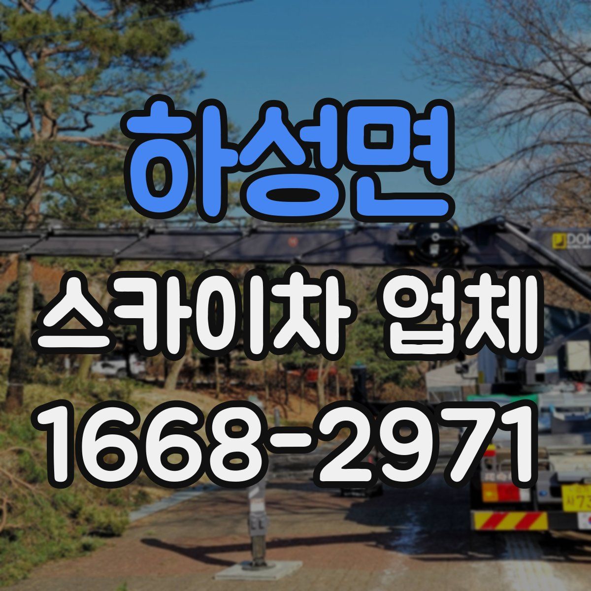 하성면 스카이차 업체