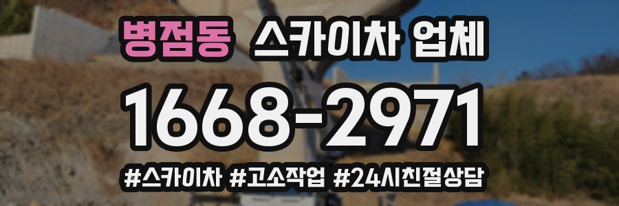 병점동 스카이차 업체
