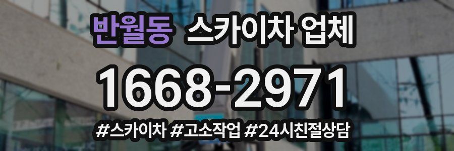 반월동 스카이차 업체