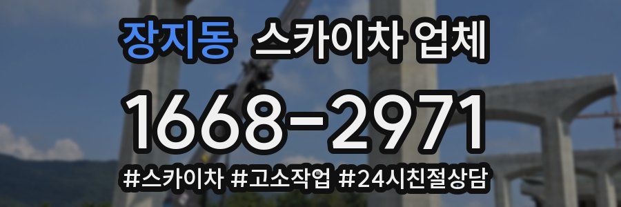 장지동 스카이차 업체