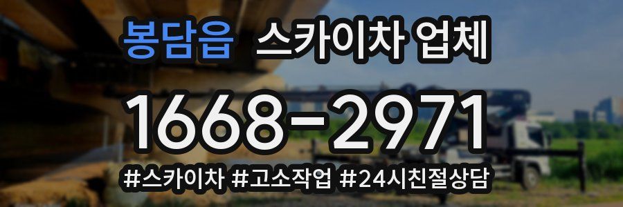 봉담읍 스카이차 업체