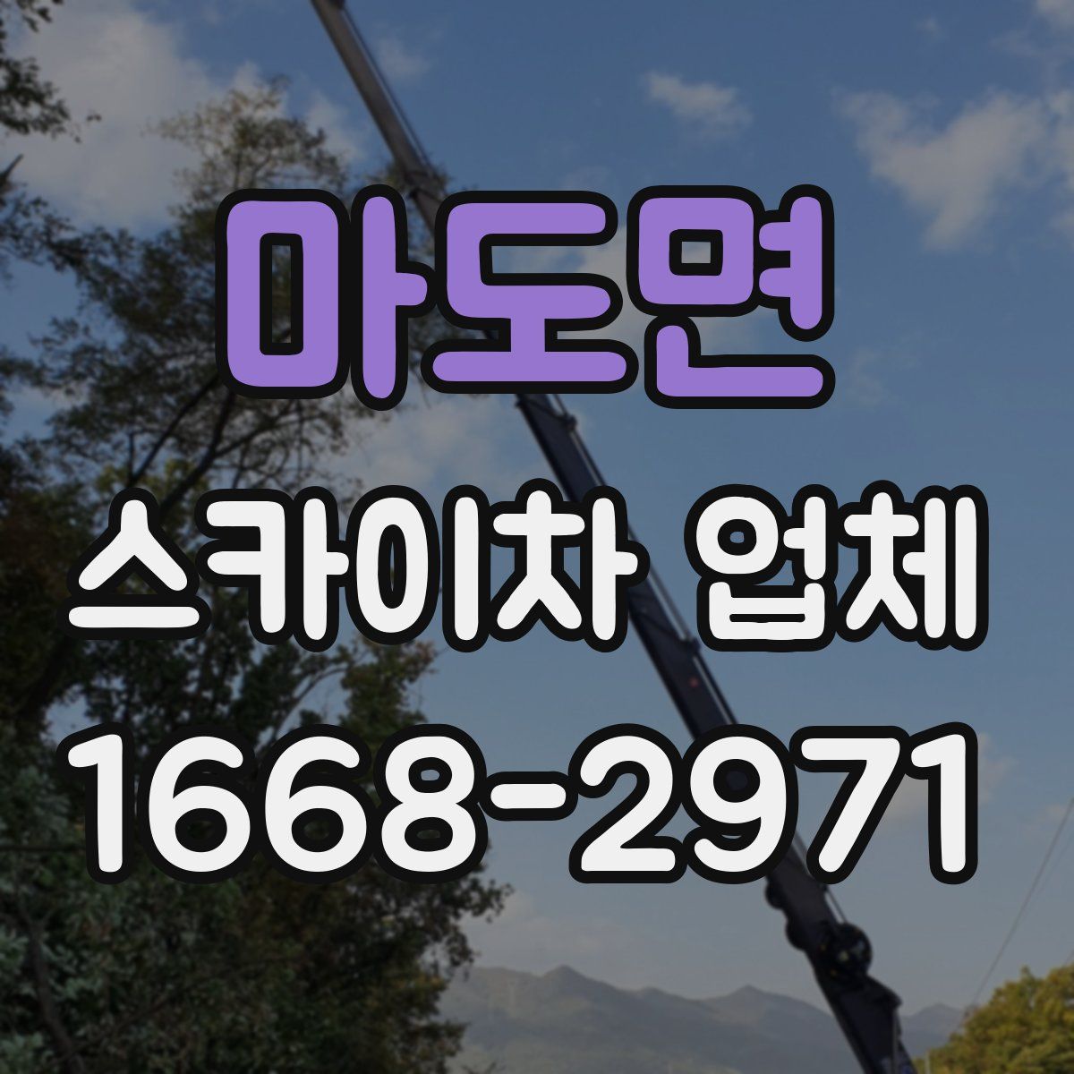 마도면 스카이차 업체