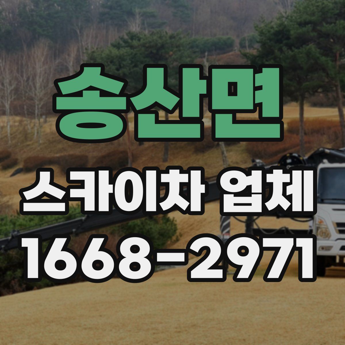 송산면 스카이차 업체