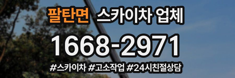 팔탄면 스카이차 업체