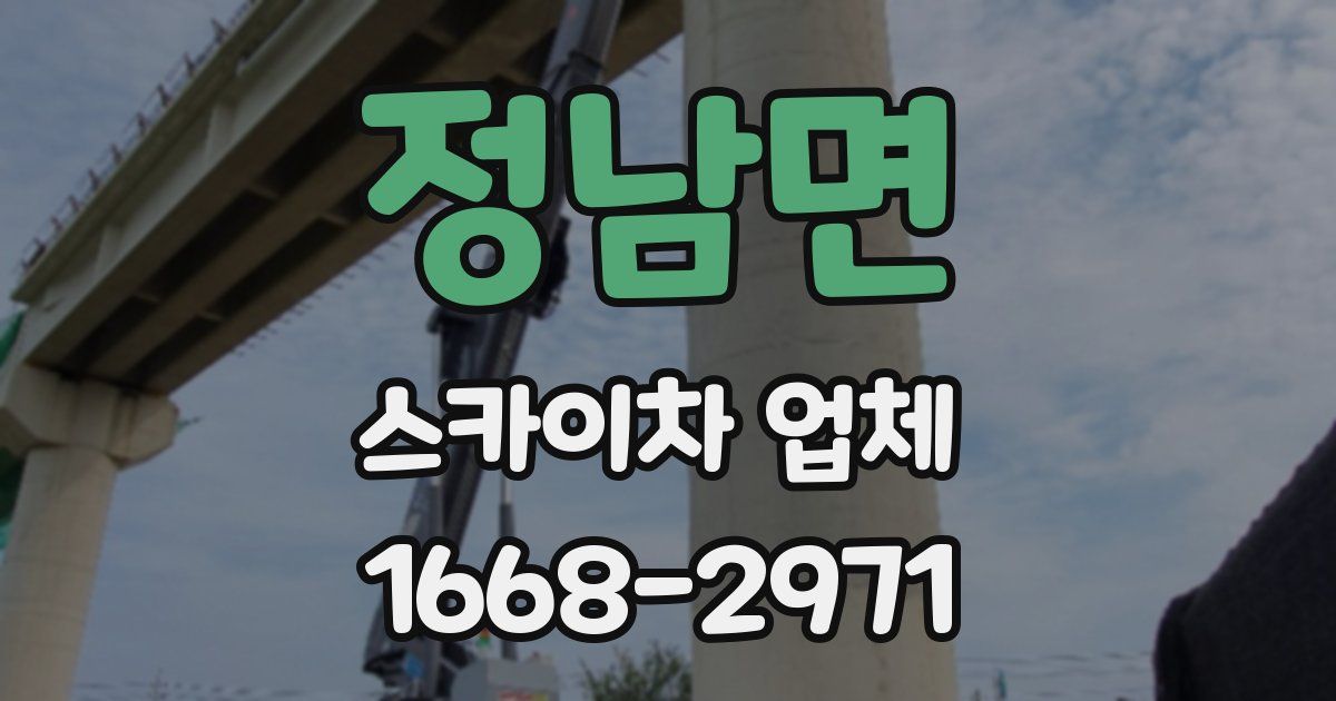 정남면 스카이차 업체