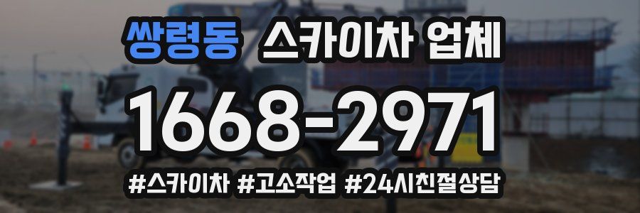쌍령동 스카이차 업체