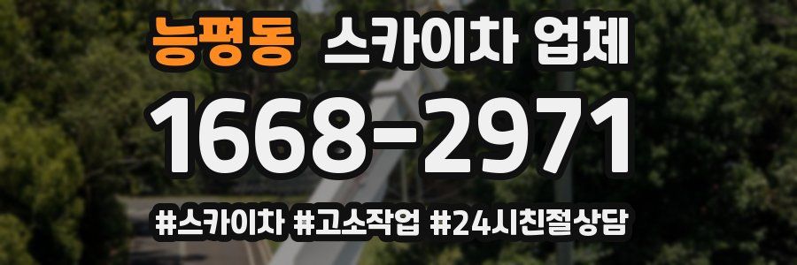 능평동 스카이차 업체