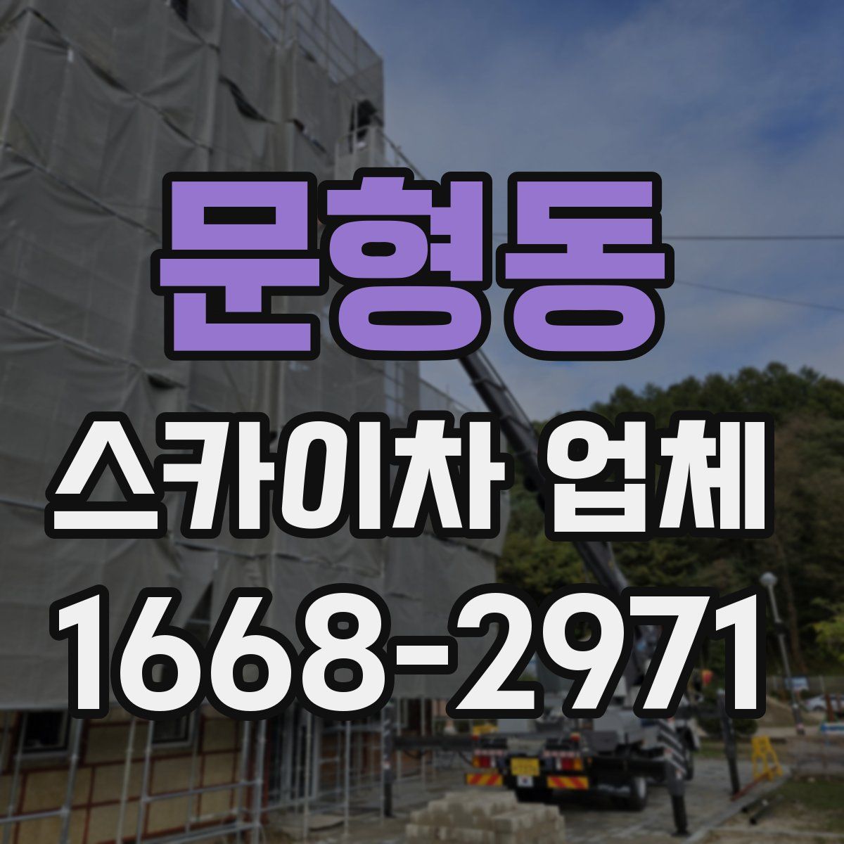 문형동 스카이차 업체