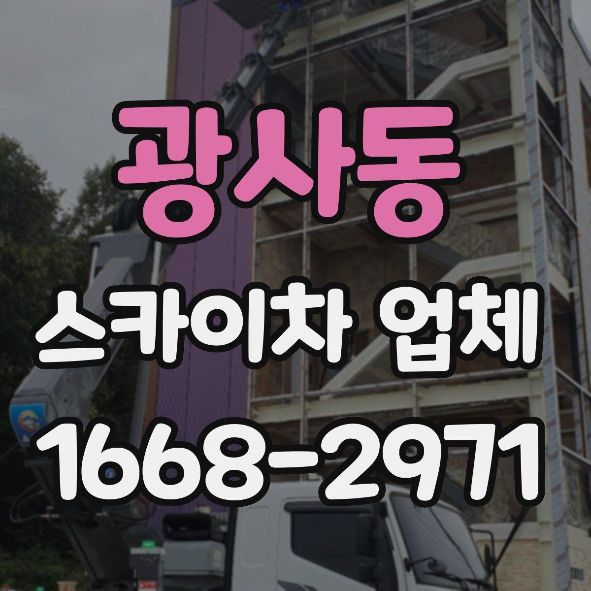 광사동 스카이차 업체