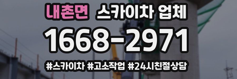 내촌면 스카이차 업체