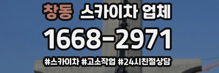 창동 스카이차 업체