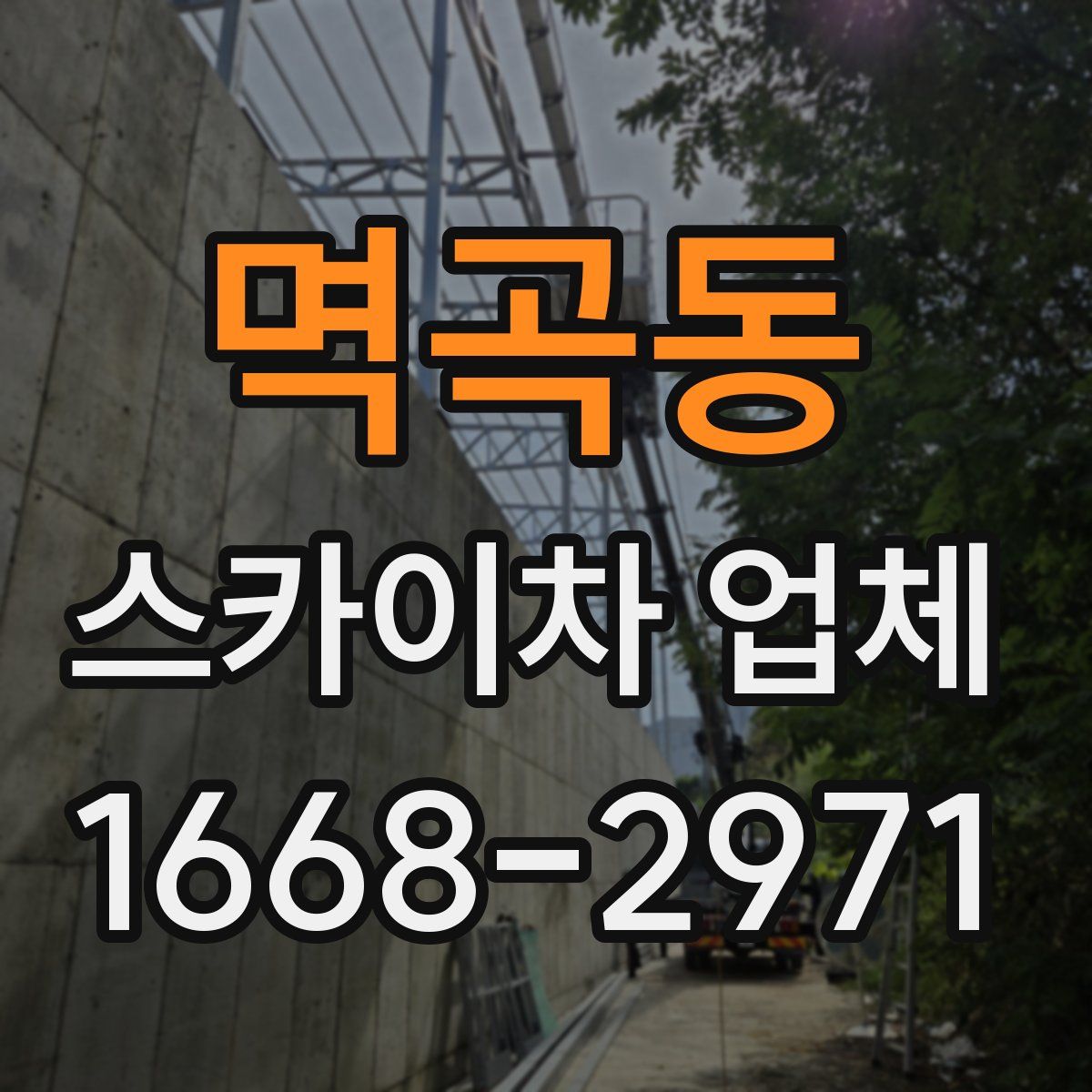 멱곡동 스카이차 업체
