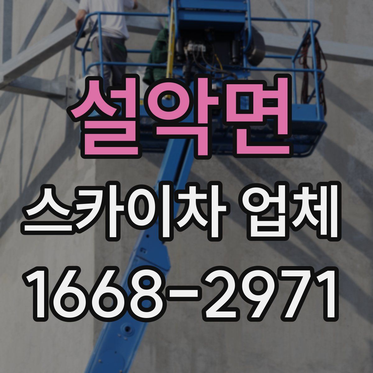 설악면 스카이차 업체