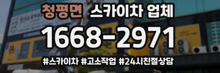 청평면 스카이차 업체