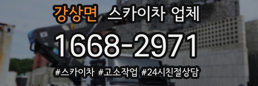 강상면 스카이차 업체